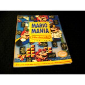 Mario Mania Nintendo Player's Guide Strategy Book Vintage 1991